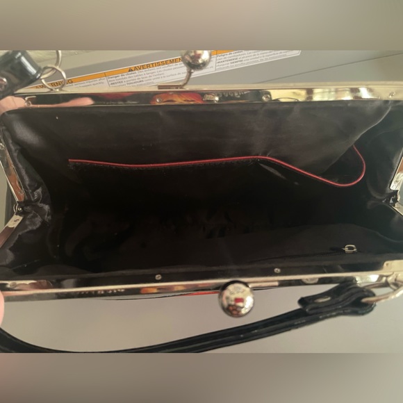 Sourpuss vinyl spiderweb detail handbag - Picture 3 of 4